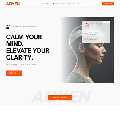 AOYEN Landing Page